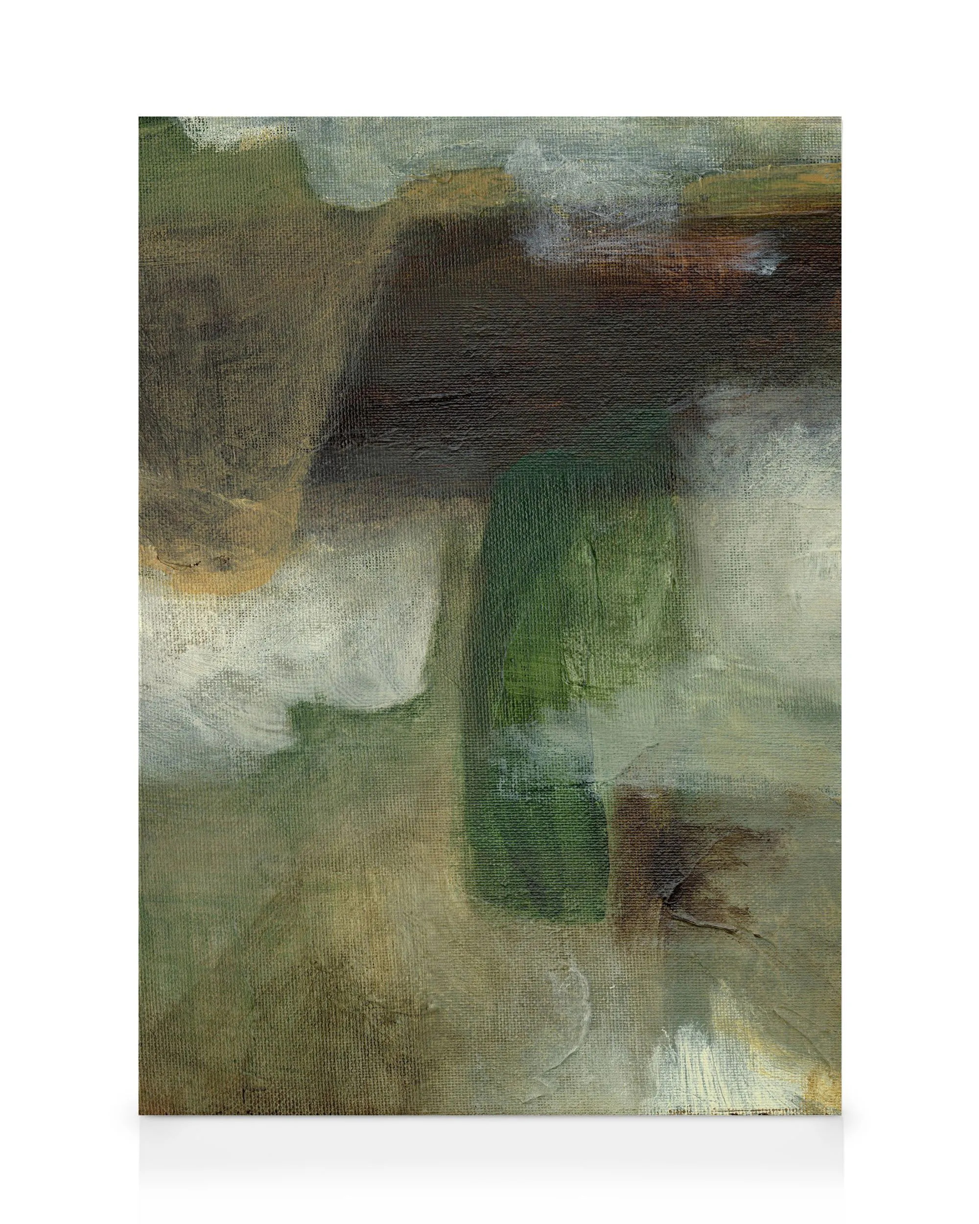 Earthy Layers No3, Art Abstrait aux Tons Terreux et Texturé