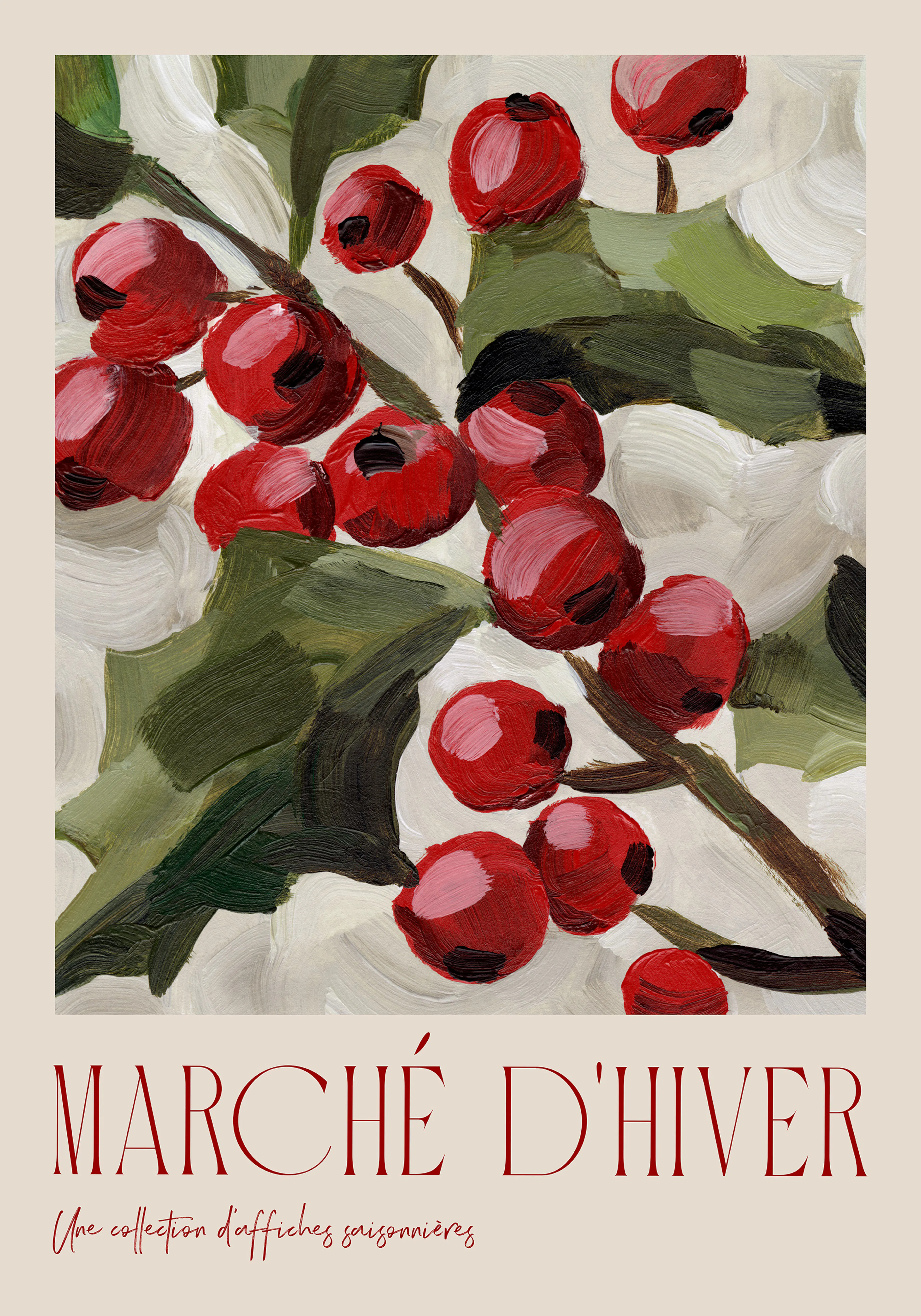 Marché D'Hiver No1 Print 0