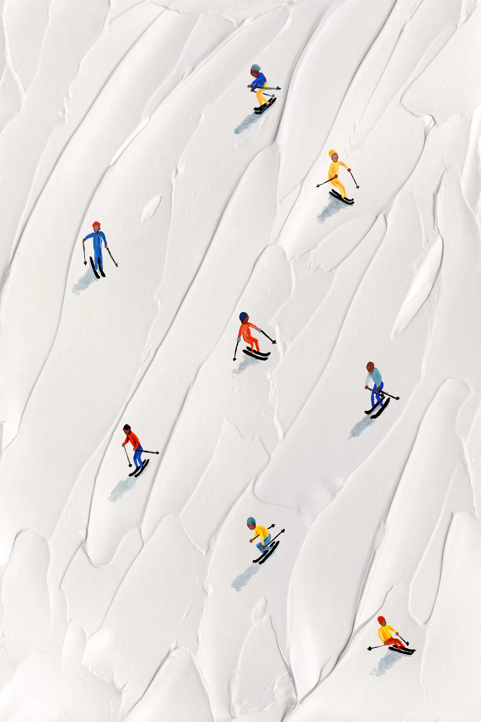 Ski Slope Print 0