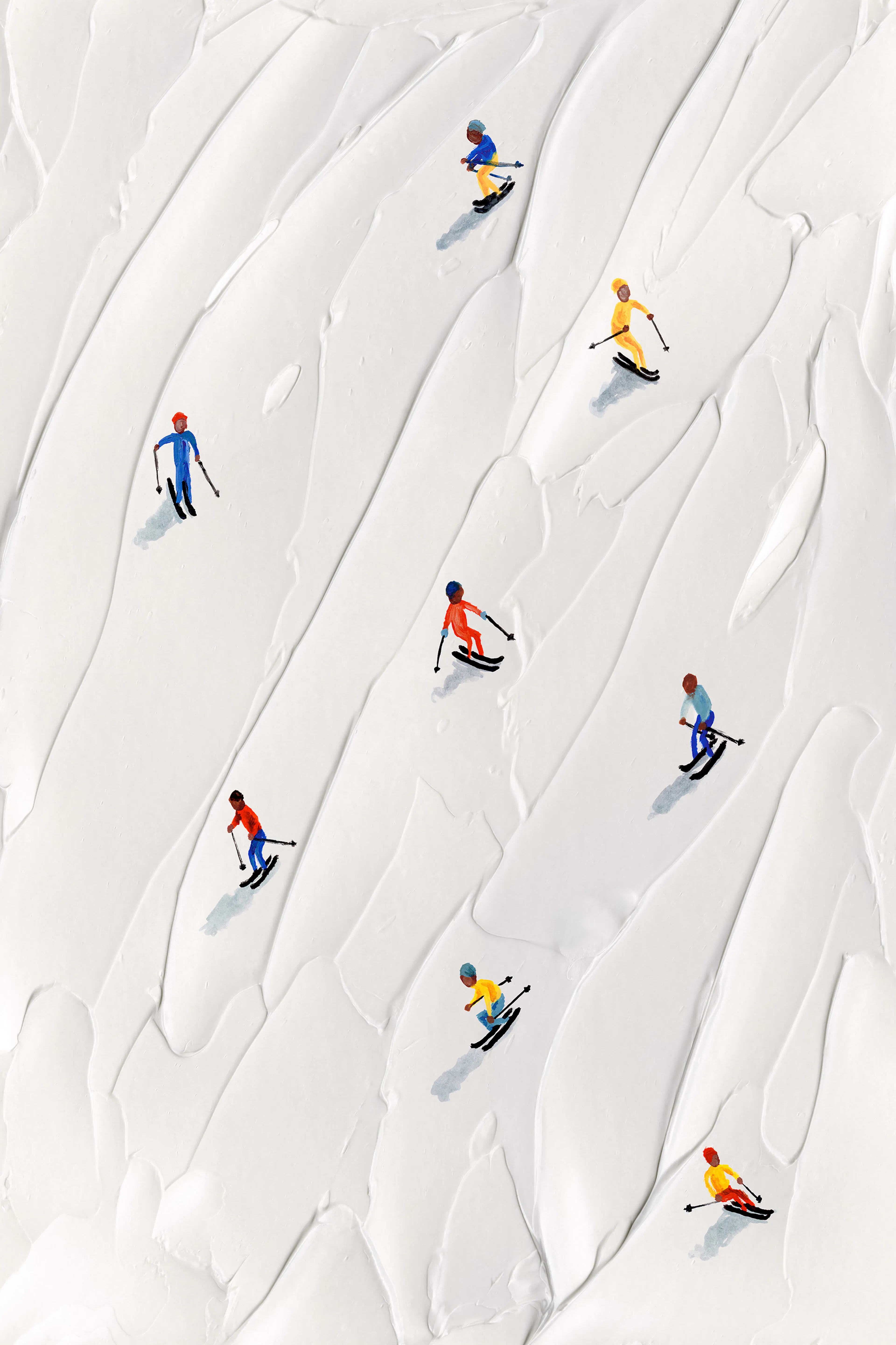 Ski Slope Print 0