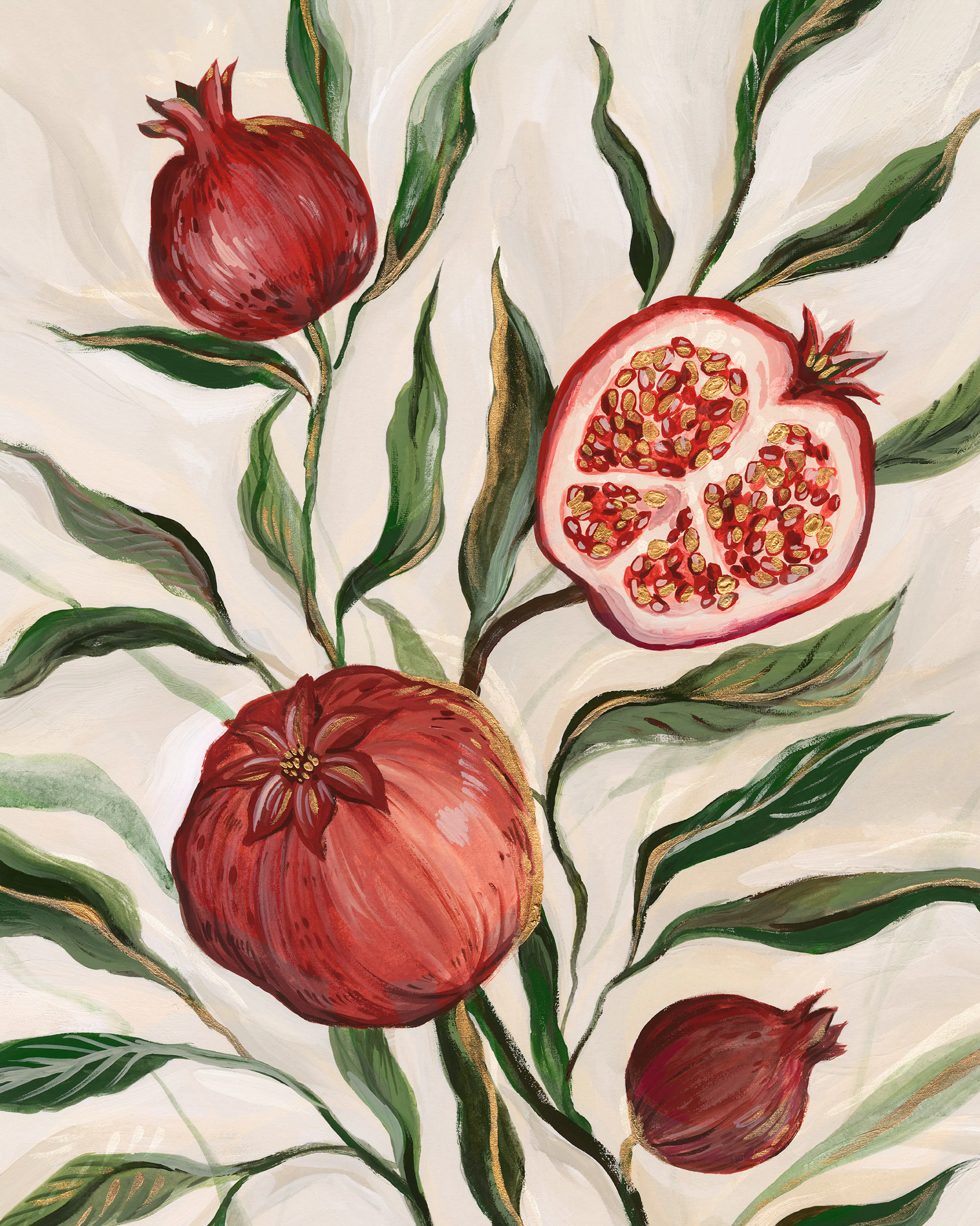 Gilded Pomegranate Affiche 0
