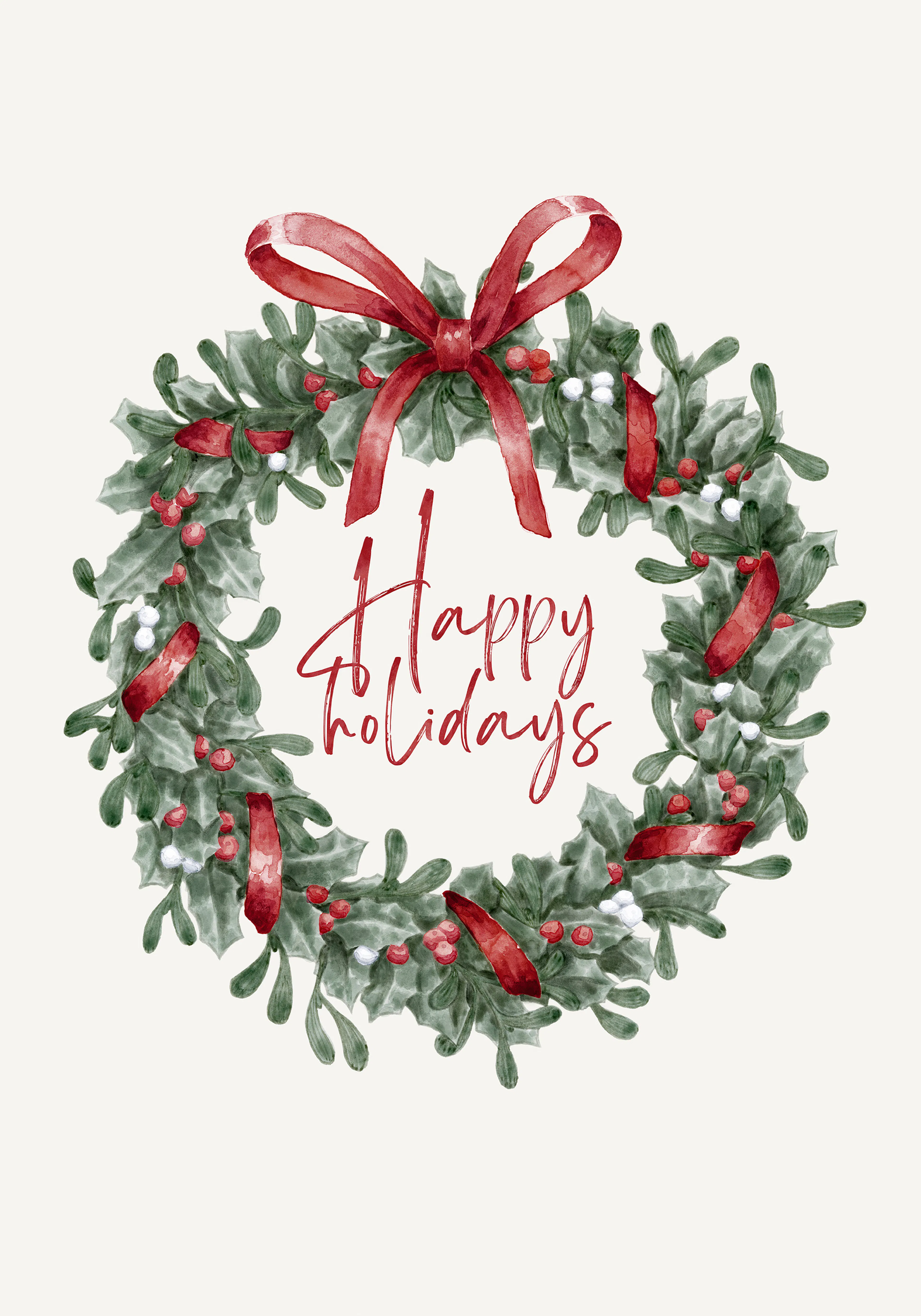 Happy Holidays Print 0