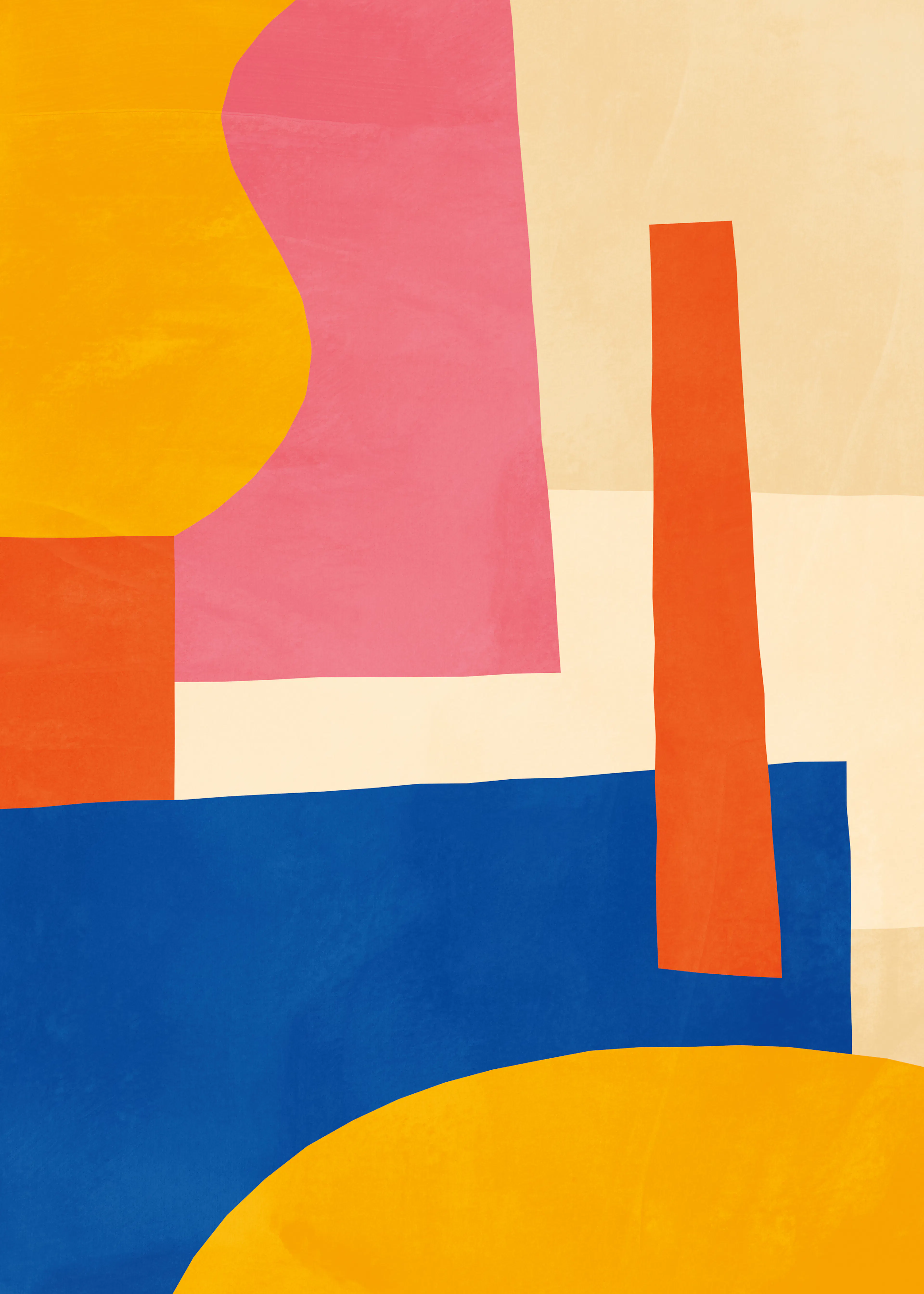 Bauhaus Abstract Landscape No1 Print 0