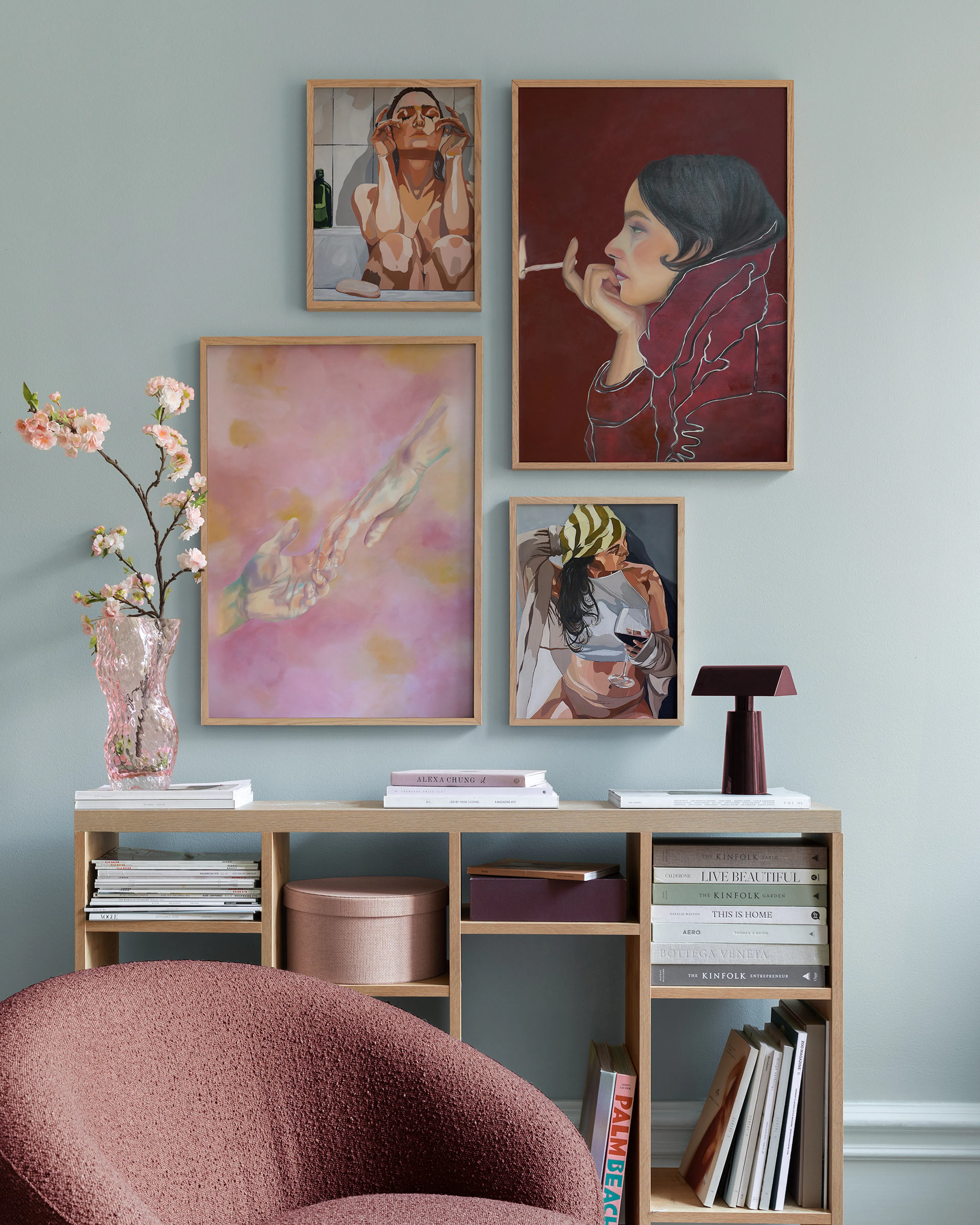 Marine Aimée gallery wall
